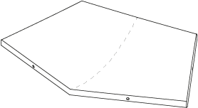 Velo concave drawing